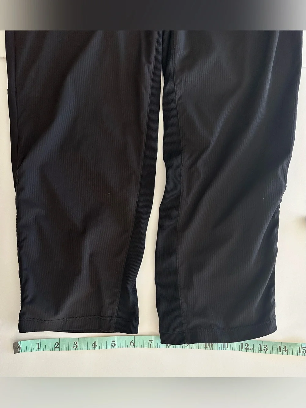 lululemon Black Ribbed print pants - Picture 5 of 8